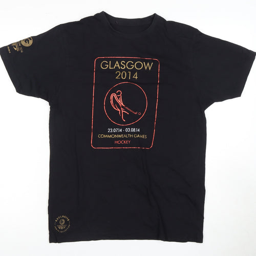 Glasgow 2014 Sports T-Shirt, Black, Small