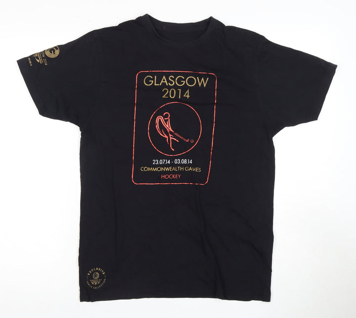 Glasgow 2014 Sports T-Shirt, Black, Small