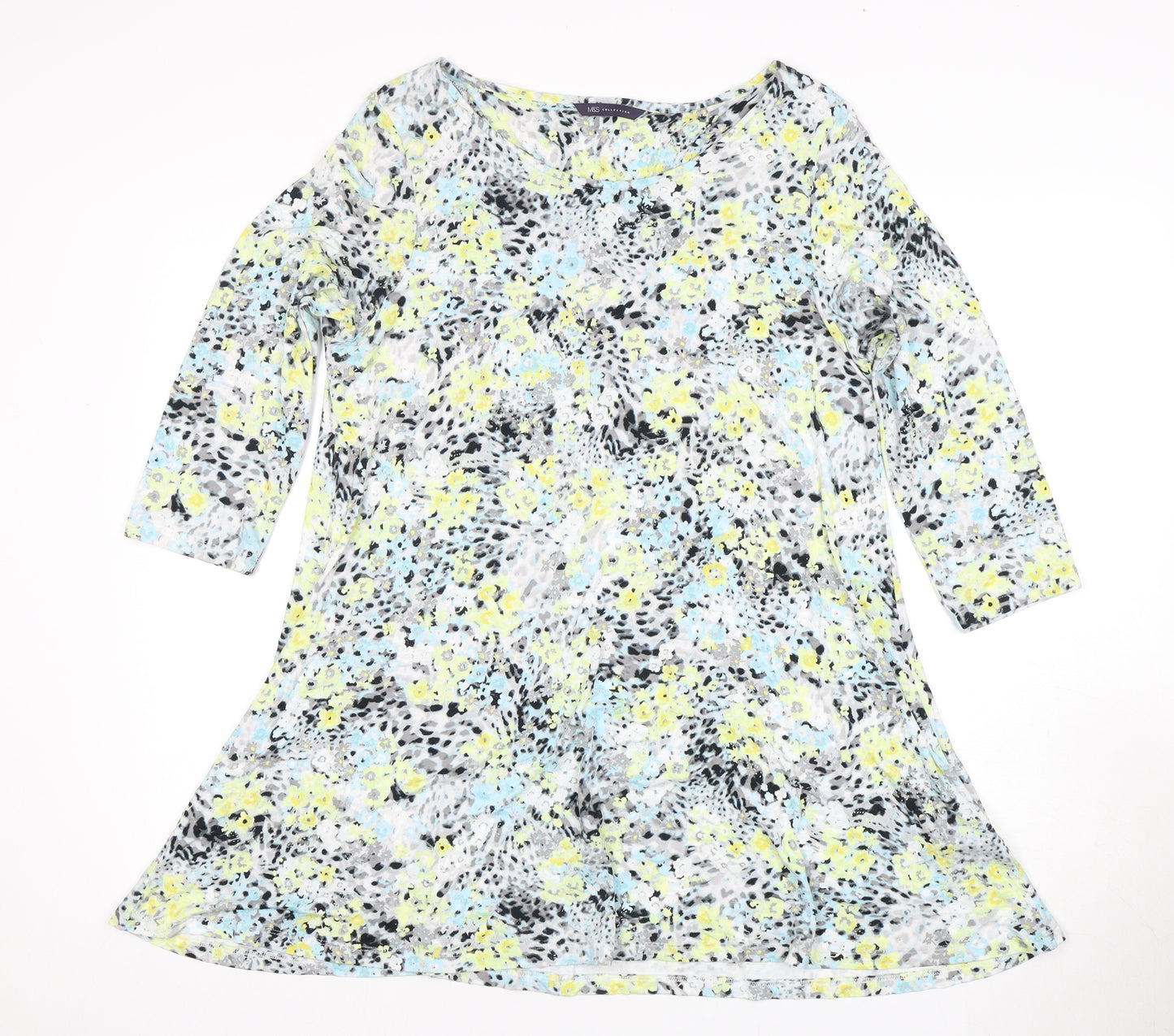 Marks and Spencer Women's Multicoloured 3/4 Sleeve Top