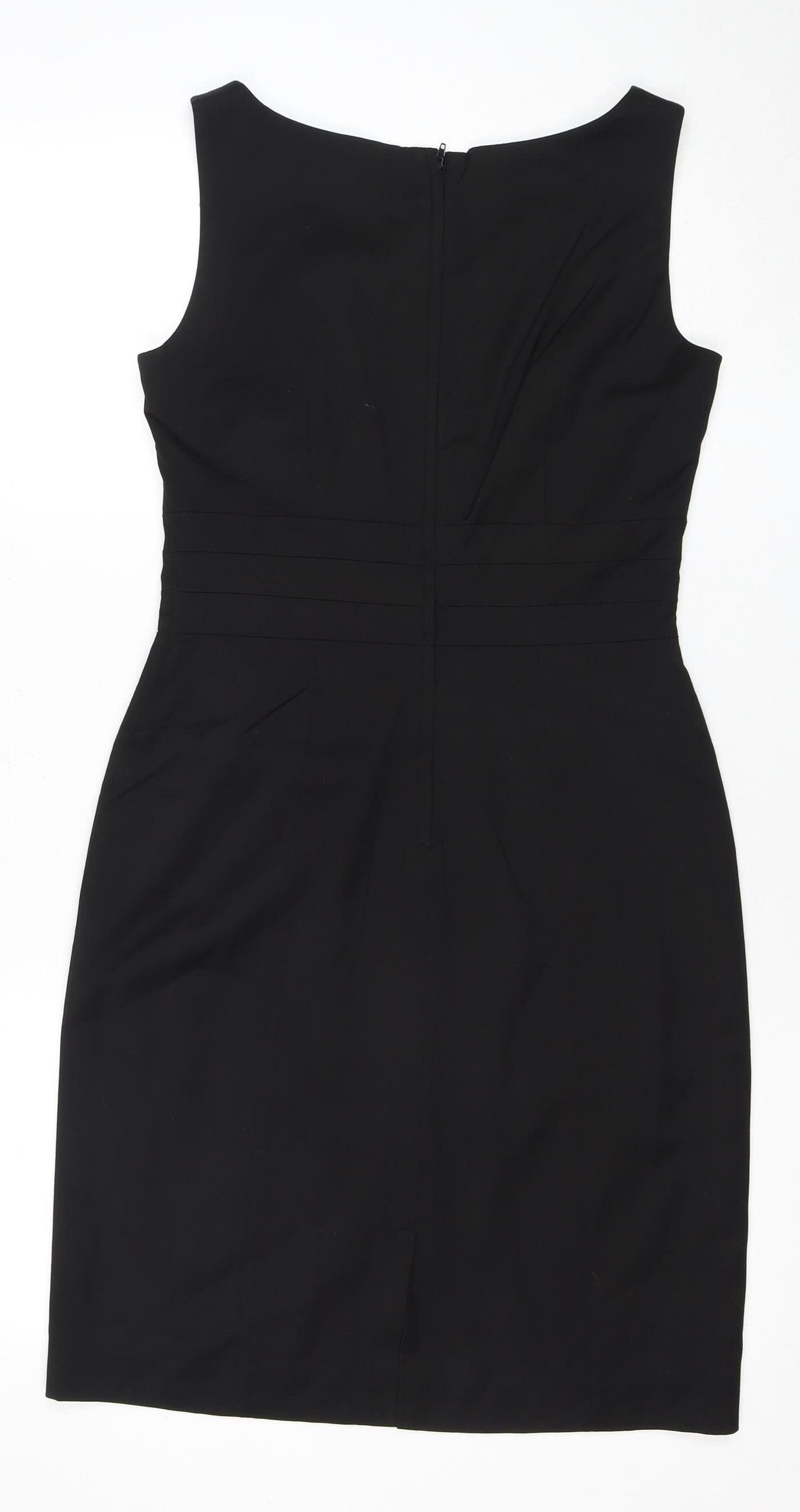 H&M Women's Black Sheath Dress Size 10 Workwear