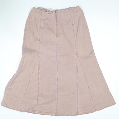 Bonmarché Women's Pink A-Line Skirt Size 12