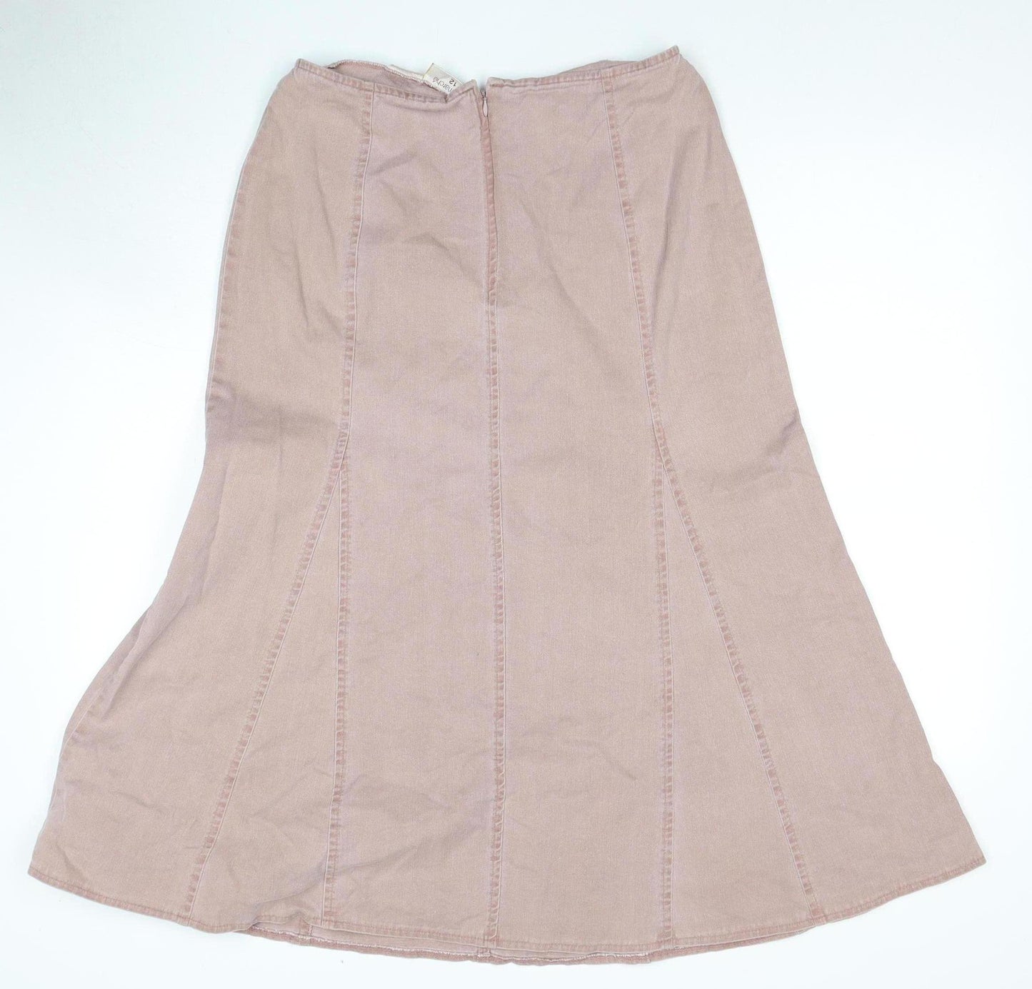 Bonmarché Women's Pink A-Line Skirt Size 12