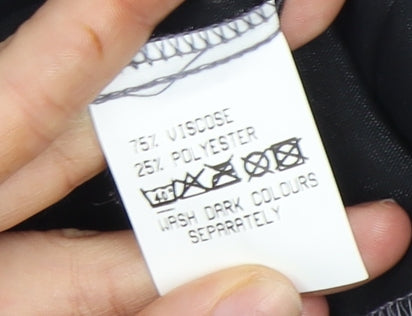 Elizabeth Emanuel Women's Black Blouse, Size 16