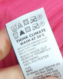 Marks and Spencer Women Pink Sleeveless Blouse, Size 12