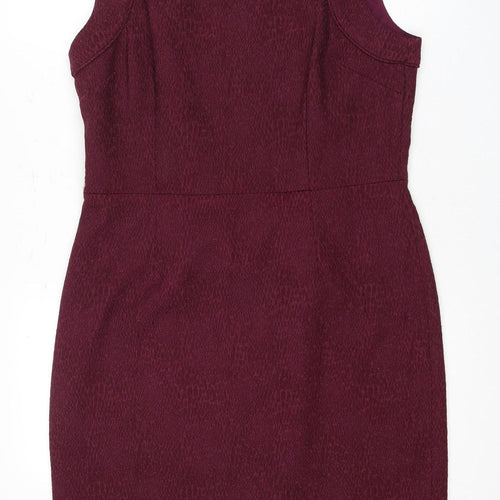 Banana Republic Women's Purple Size 14 Sheath Dress