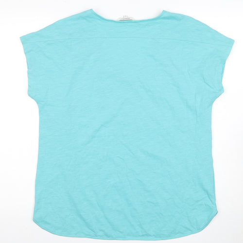Sandwich Women's Blue V-Neck T-Shirt - Size L
