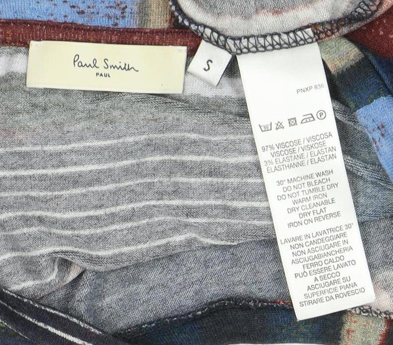 Paul Smith Multicoloured Unisex Crew Neck Long Sleeve T-Shirt