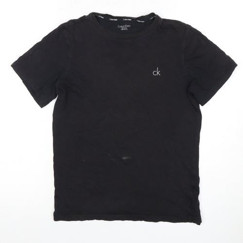 Calvin Klein Kids Black Logo T-Shirt - 12-13 Years, Unisex