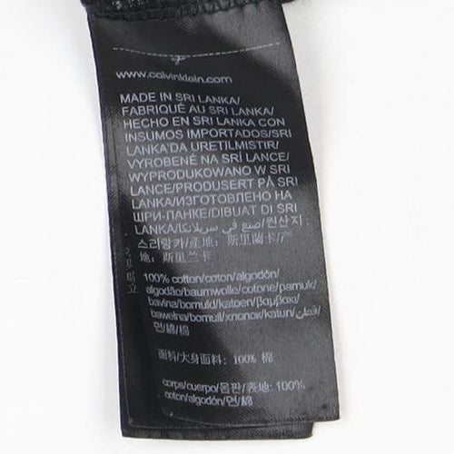Calvin Klein Kids Black Logo T-Shirt - 12-13 Years, Unisex