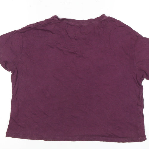 Victoria's Secret Women's Purple Relaxed T-Shirt Size S