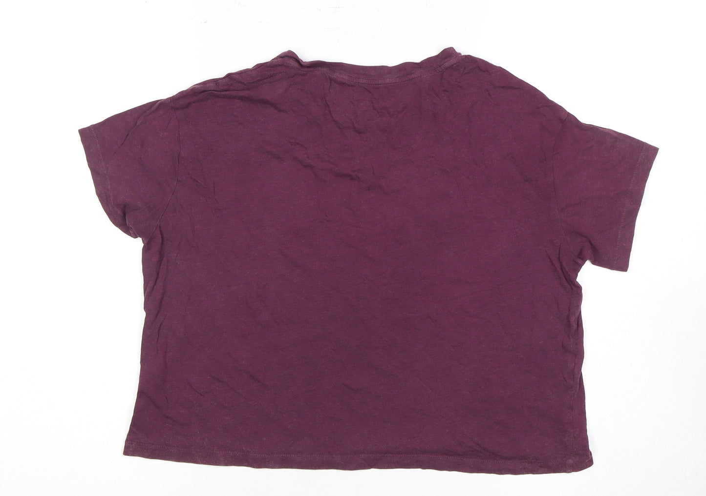 Victoria's Secret Women's Purple Relaxed T-Shirt Size S
