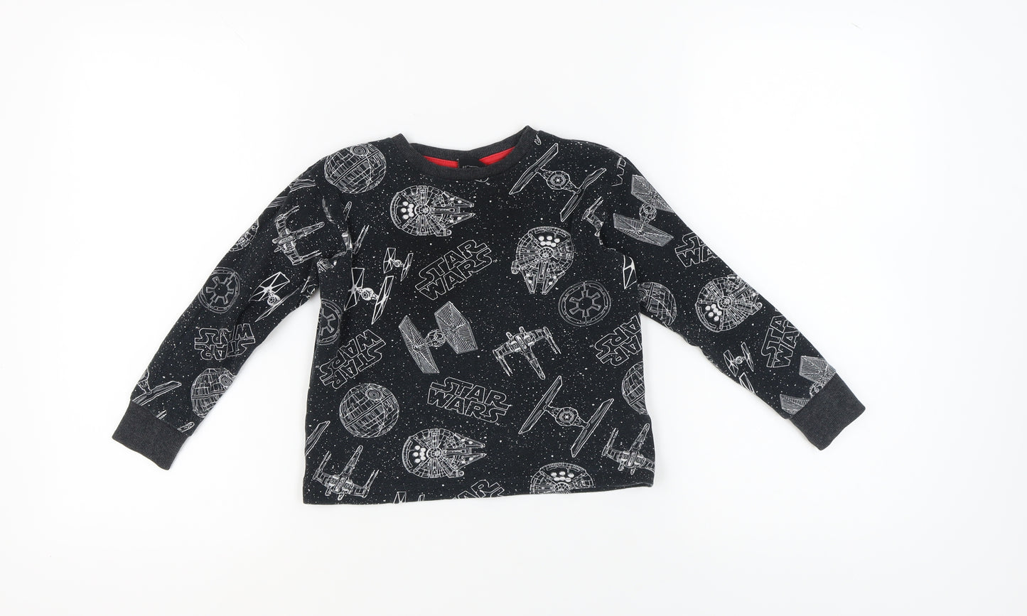 Boys Star Wars Pyjama Top, Black, Size 8, Long Sleeve