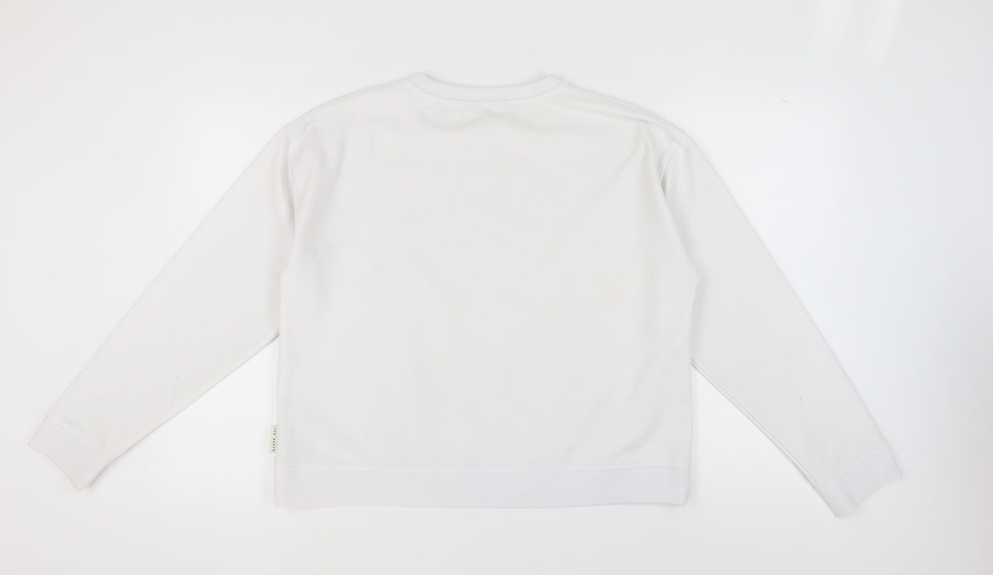Ted Baker Women’s White Pullover Sweatshirt Size 10