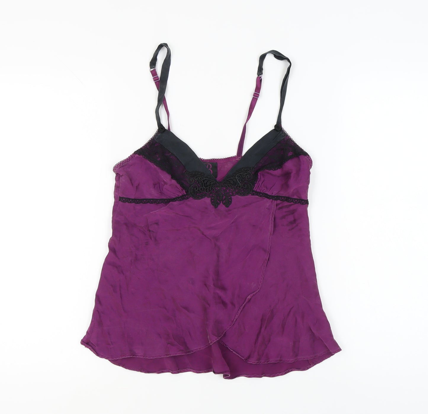 Ted Baker Women's Purple Silk Chemise Size 8