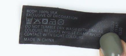 Ted Baker Women's Purple Silk Chemise Size 8