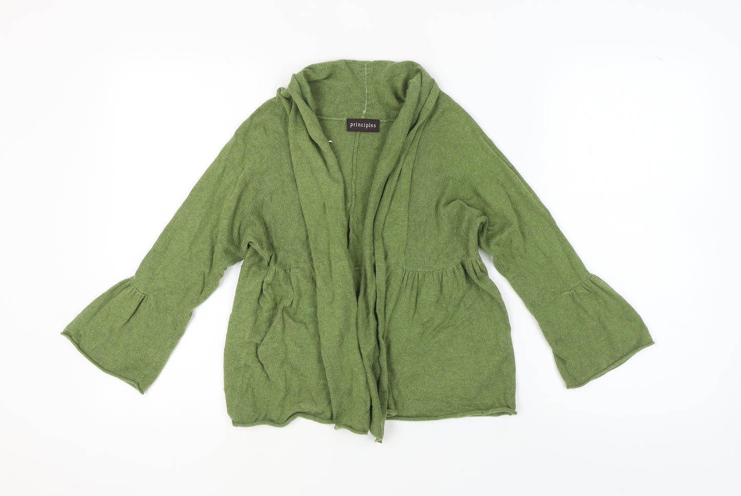 Principles Women's Green Cardigan Size 12 Knit