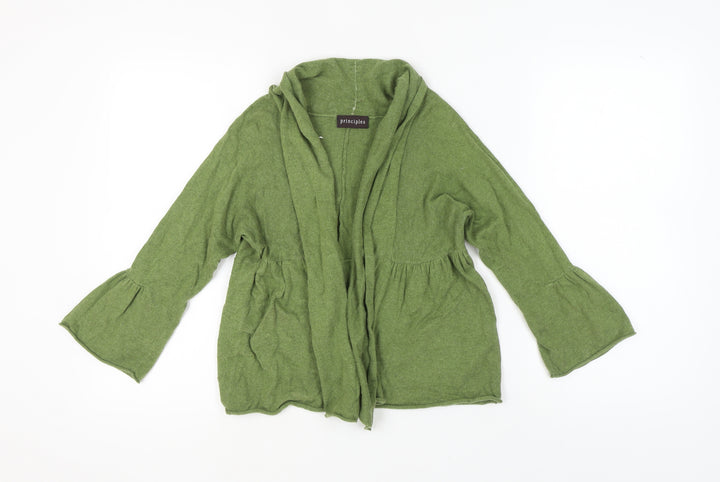 Principles Women's Green Cardigan Size 12 Knit