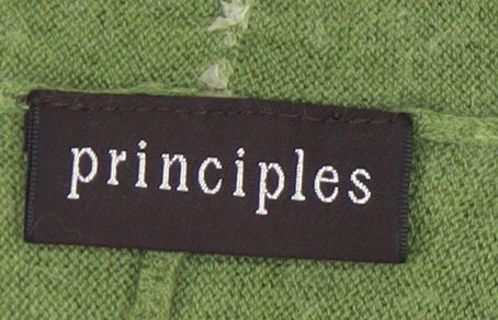 Principles Women's Green Cardigan Size 12 Knit