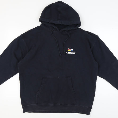 Parlez XL Black Nautical Pullover Hoodie Men