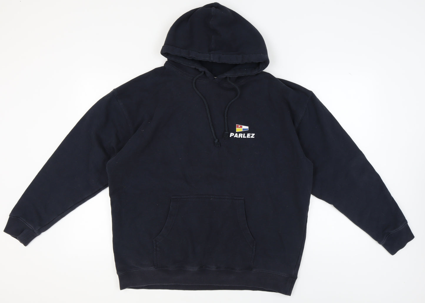 Parlez XL Black Nautical Pullover Hoodie Men