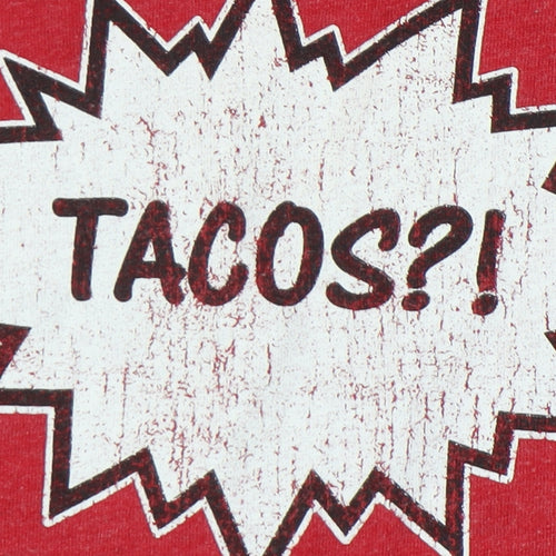 Marvel Men's Red Deadpool Comic T-Shirt L