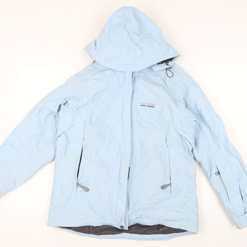 Tenson Women's Blue Anorak Jacket, Size 10