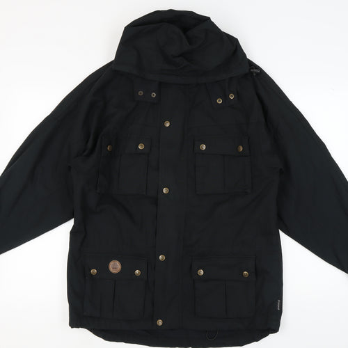 GAUPA Men's Black XS Anorak Jacket with Hood