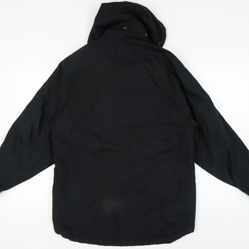 GAUPA Men's Black XS Anorak Jacket with Hood