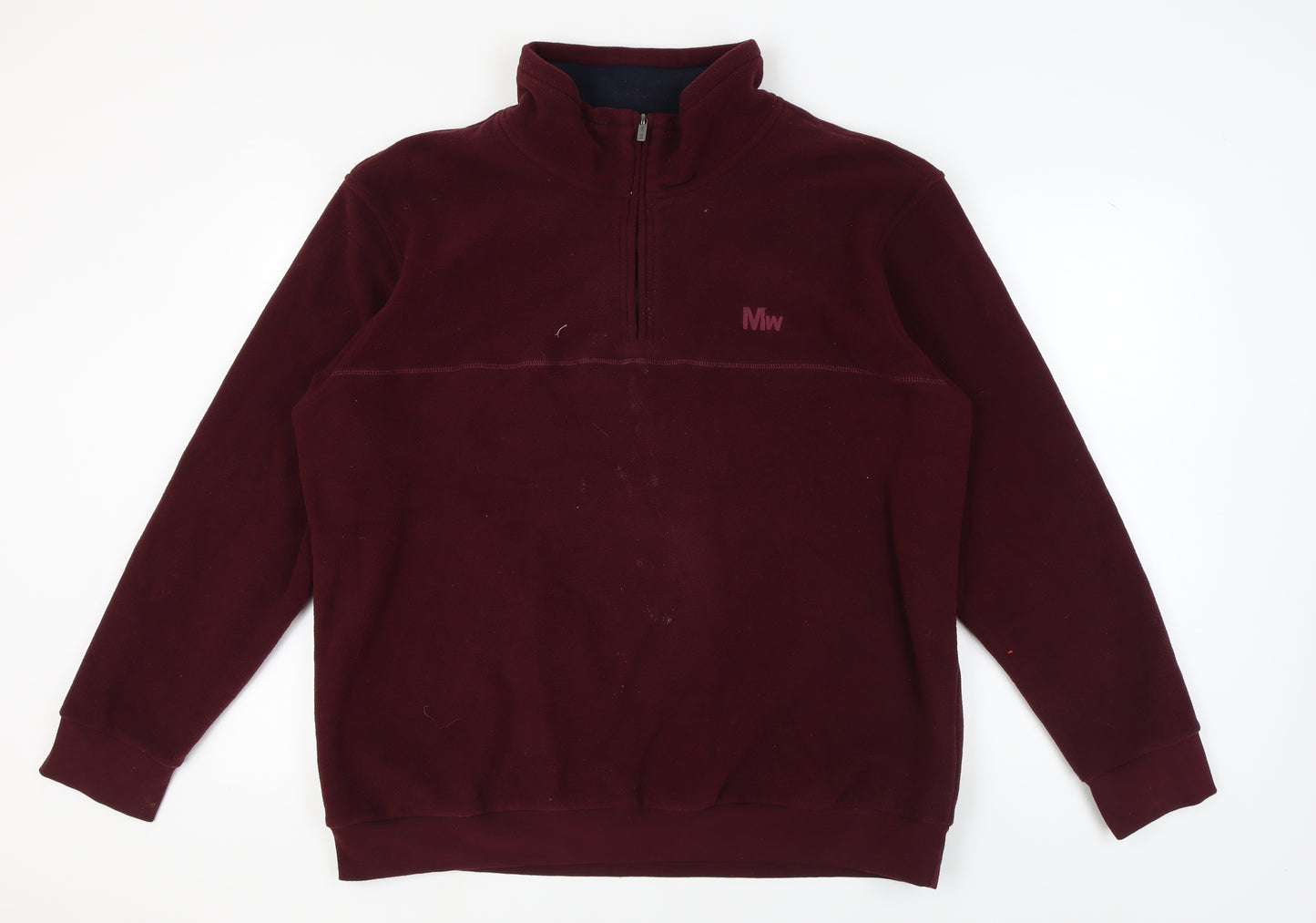 Man's World Men's Red 2XL Pullover Sweatshirt