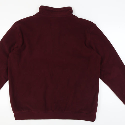 Man's World Men's Red 2XL Pullover Sweatshirt