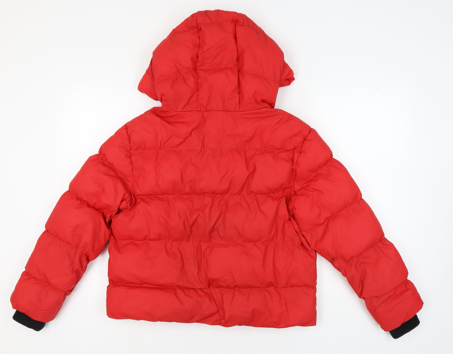 Next Women's Red Puffer Jacket, Size 12, Winter Essential