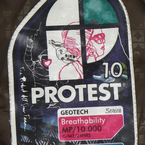 Protest Women's Brown XS Parka Jacket
