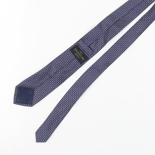 Next Signature Blue Mens Designer Tie
