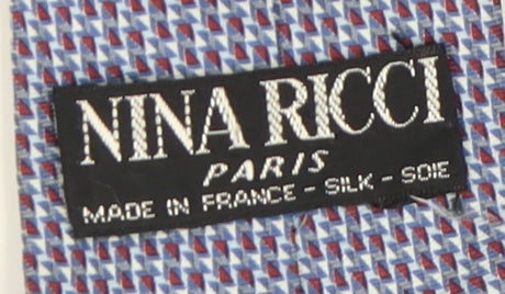 Nina Ricci Men's Multicoloured Geometric Silk Tie
