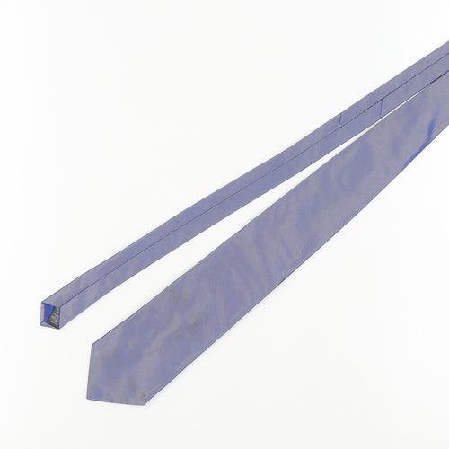 River Island Men's Blue Silk Slim Tie, One Size