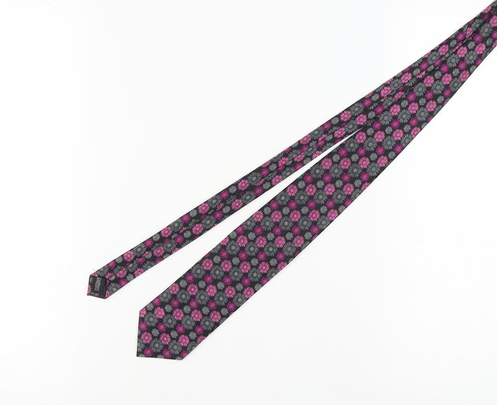 bugatti Men's Multicoloured Silk Floral Tie