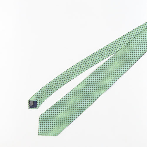 Thomas Nash Green Geometric Men's Tie - Excellent Condition