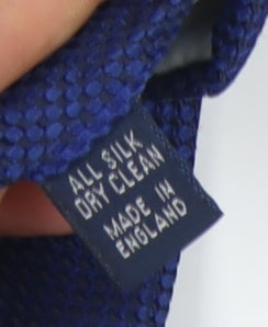 Alexandre Savile Row Men's Blue Silk Striped Tie