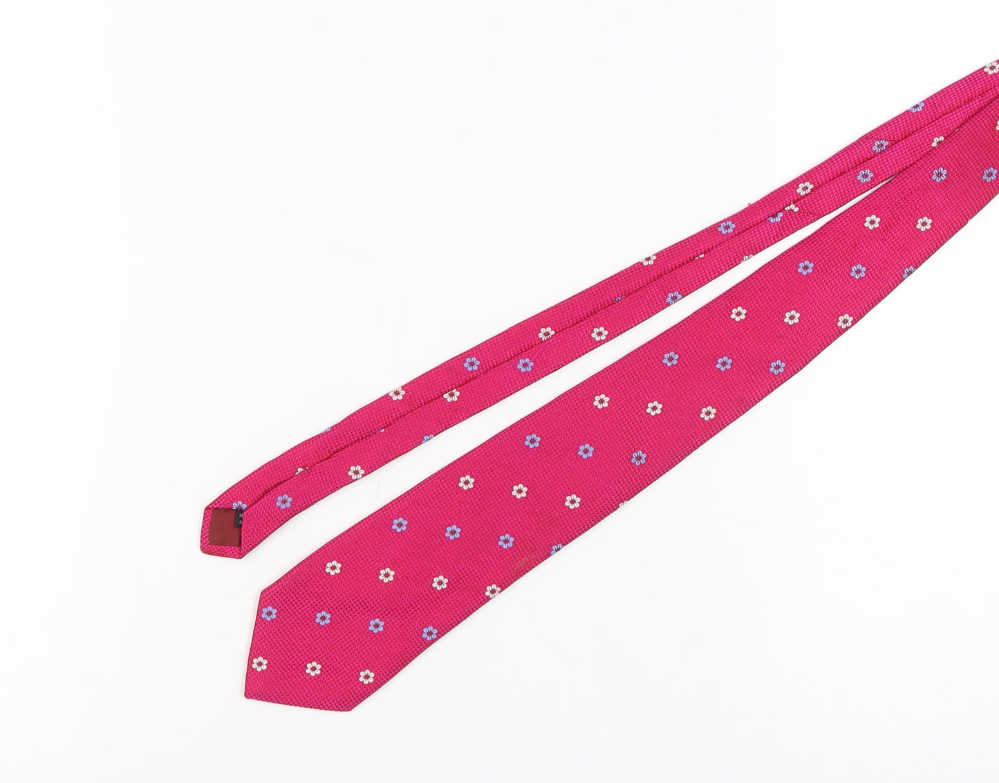 Joseph Turner Men's Pink Floral Silk Tie