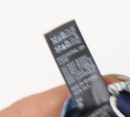 Marks and Spencer Men's Blue Floral Slim Tie