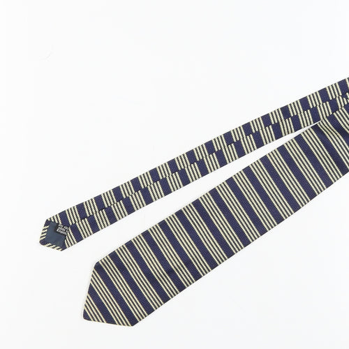 Austin Reed Men's Blue Striped Silk Tie