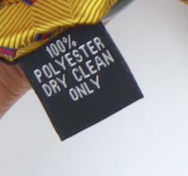 Skopes Men’s Yellow Geometric Polyester Tie