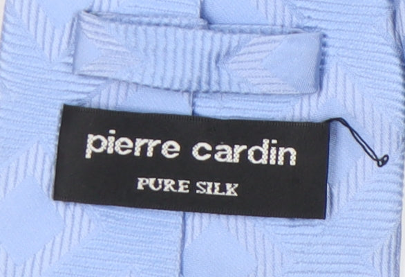Pierre Cardin Men's Blue Geometric Silk Tie