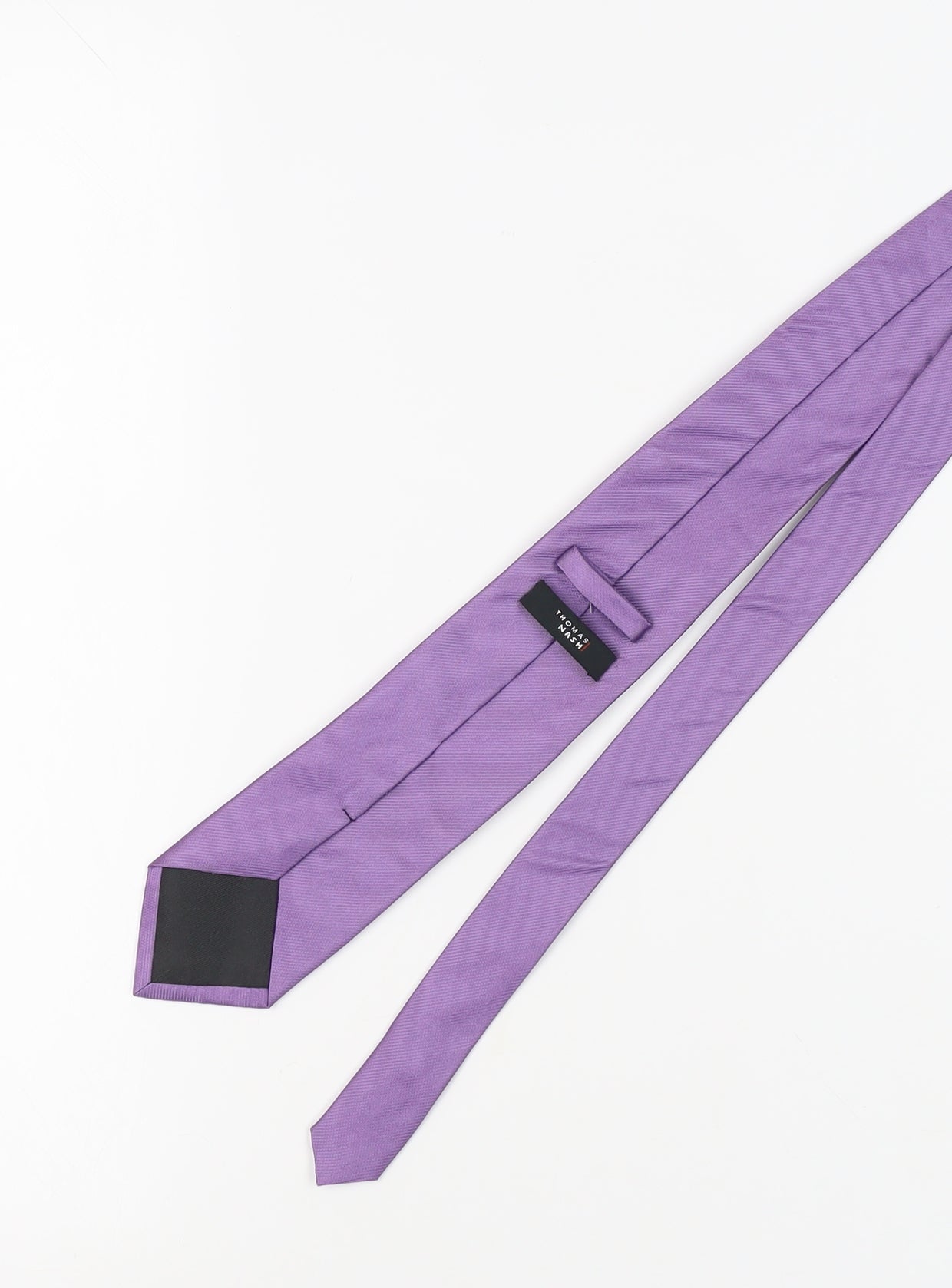 Thomas Nash Men's Purple Silk Tie