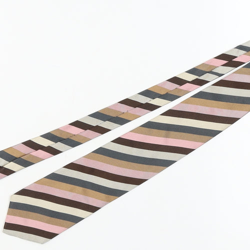 Marks and Spencer Multicoloured Striped Silk Tie