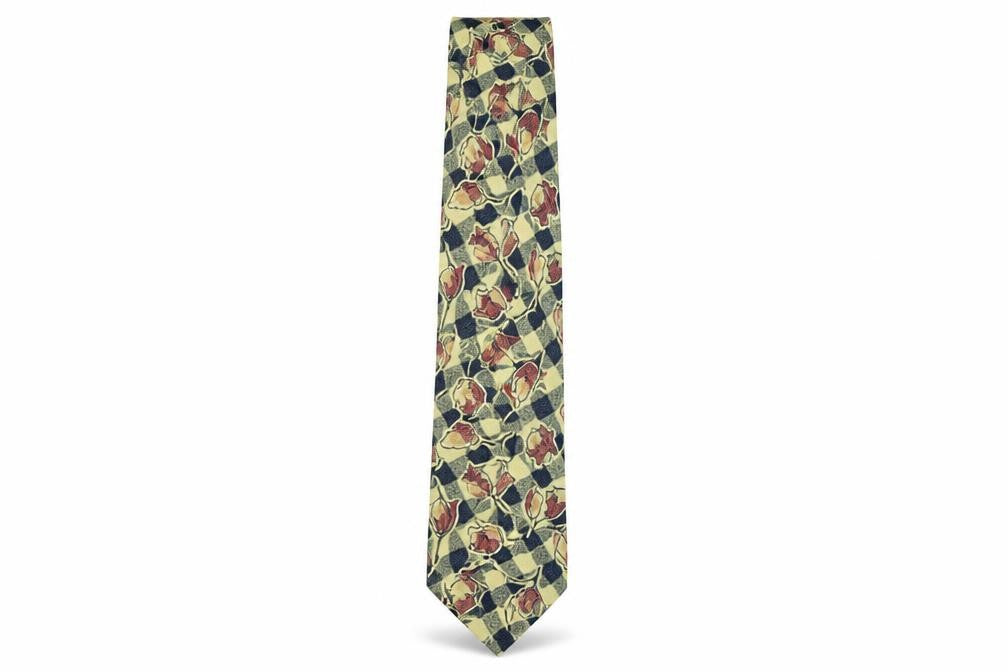 Front view of Marks & Spencer Men's Multicoloured Floral Tie