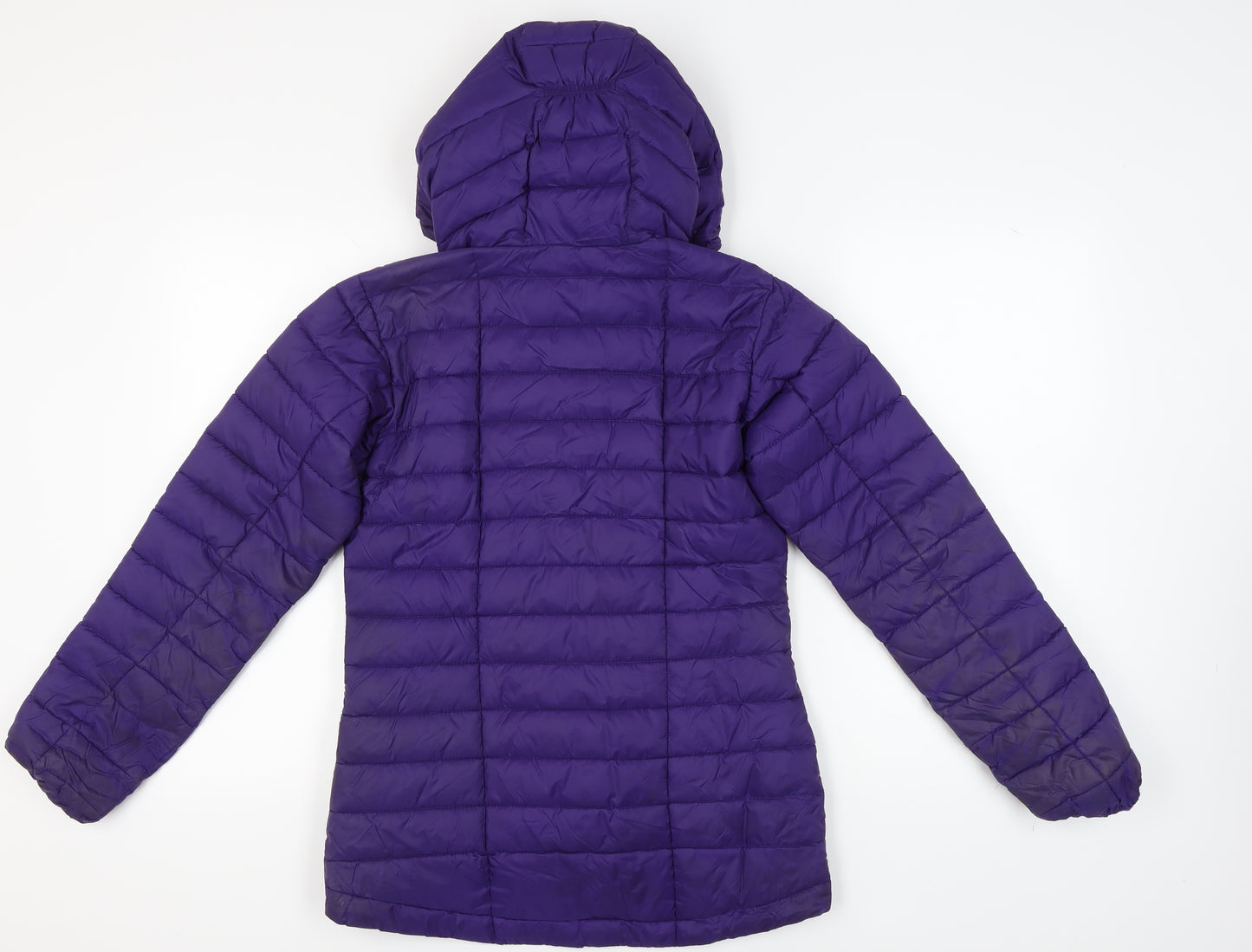 Rab Women's Purple Puffer Jacket UK 10 Hooded