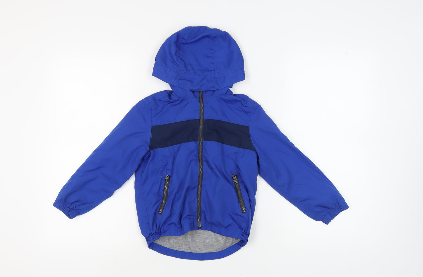 GAP Kids Blue Windbreaker Jacket for Boys, Size 4-5Y