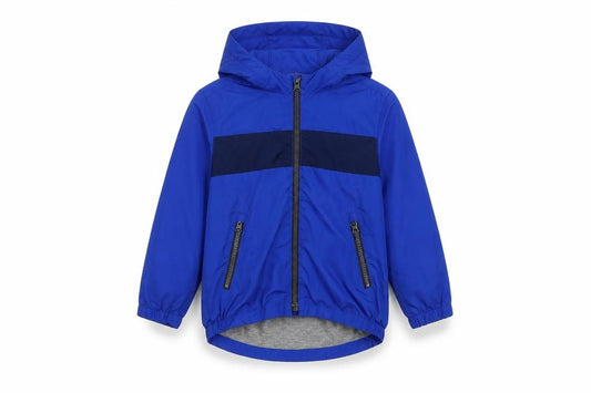 Front view of Gap Kids Blue Windbreaker Jacket for boys’, size 4-5y