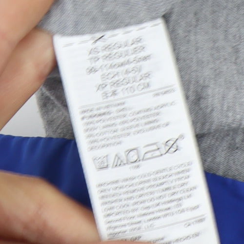 GAP Kids Blue Windbreaker Jacket for Boys, Size 4-5Y